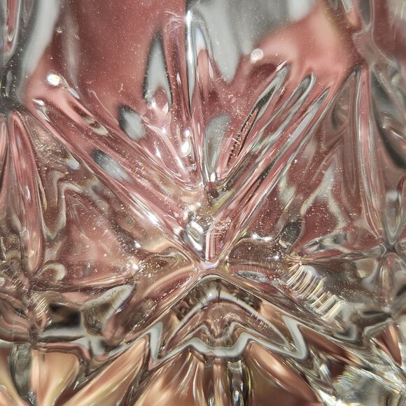 Set of 3 Cristal d'Arques Whiskey Rock Glasses with Intricate Starburst Design - Picture 4 of 6